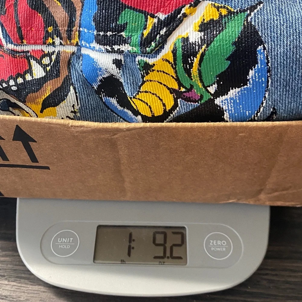 Ed Hardy painted jeans size 28 graffiti retro Y2K art tattoo edgy streetwear - Picture 11 of 11